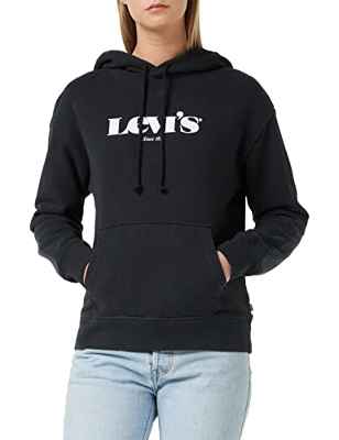 Levi's Graphic Standard Sudadera, Hoodie New Logo II Caviar, XS para Mujer