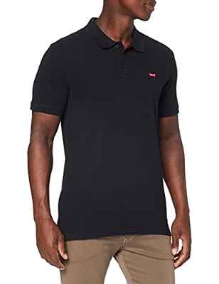 Levi's New Levis Hm Camiseta Tipo Polo, Negro Mineral, M para Hombre