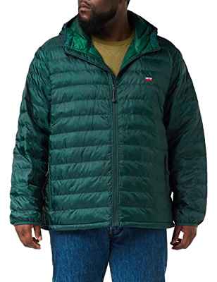 Levi's Presidio Packable Chaqueta ligera con capucha Hombre Ponderosa Pine (Verde) XS -