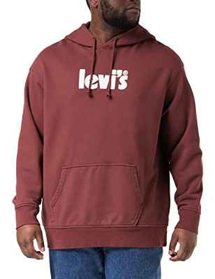 Levi's Relaxed Graphic PO Hoodie P Sudadera Graphics, Core-Póster con Capucha, XL para Hombre