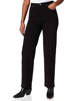 Levi's Ribcage Straight Ankle Black Sprout Jeans, 23W x 29L para Mujer