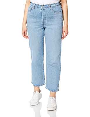 Levi's Ribcage-Tobillera Recta Jeans, Tango Gossip, 26W x 27L para Mujer