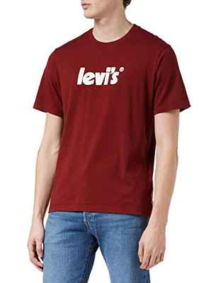 Levi's SS Relaxed Fit tee T-Shirt, Reds, XL para Hombre