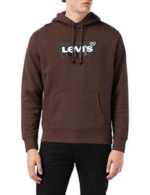 Levi's Standard Graphic Hoodie Sudadera Hombre Hot Fudge (Negro) XXL