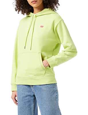 Levi's Standard Hoodie Green Non Graphics, Daiquiri-Sudadera con Capucha, Color Verde, L para Mujer