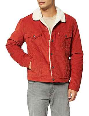 Levi's Type 3 Sherpa Chaqueta de Camionero, Picante Trucker, XXL para Hombre