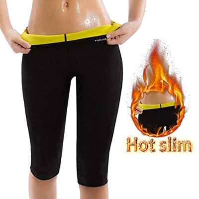 Litthing Pantalones para Adelgazar Neopreno Mujer Deportivos Pantalones Sauna Pantalón de Sudoración Adelgazar Pantalón Quema Grasa Mallas Termicos de Neopreno para Deporte, Yoga, Fitness, Running