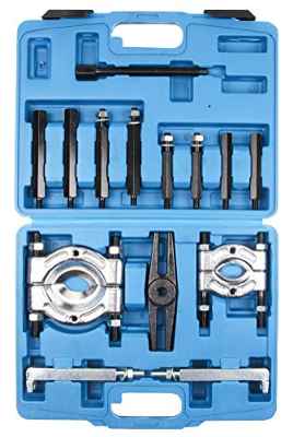 LLCTOOLS Juego de 14 piezas de extractores de rodamientos y cuchillas separadoras