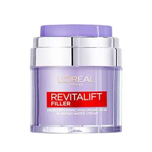 L'Oreal Paris Revitalift Filler Crema, Con Ácido Hialurónico Micro-epidérmico, Antienvejecimiento, Para todo tipo de piel, 50ml