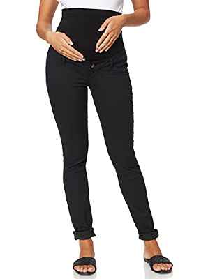 MAMALICIOUS MLJULIANE SLIM PANT - NOOS, Vaqueros premamá Mujer, Negro (Black), W31/L32 ( 31)