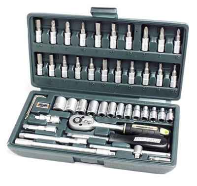 Mannesmann - M 2040 - Juego de llaves de vaso 1/4", 46 piezas