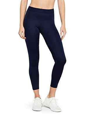 Marca Amazon - AURIQUE Leggings Deporte Petite Mujer, Azul (Navy), 34, Label:XXS