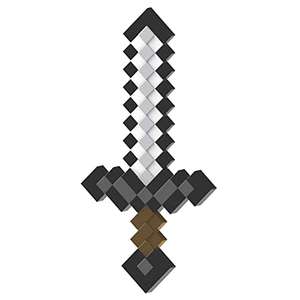 Mattel Minecraft Minecraft Espada de juguete, accesorio pixelado para el juego, +6 años