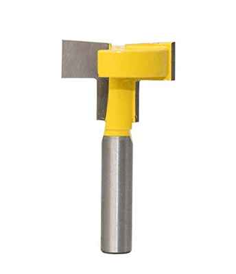 Meccion Ranura en T & T-Track Ranura Router Bit 8mm Shank Profesional Carpintería Herramientas de corte recto