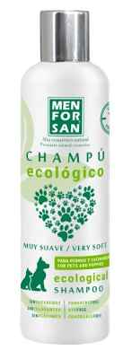 MENFORSAN Champú Ecológico Perros y Cachorros 300 ml, Ingredientes 100% Biodeegradables