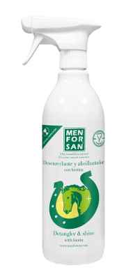 MENFORSAN Desenredante Abrillantador para Caballos - 750 ml, Blanco