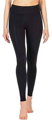 Merry Style Leggins Largos Mallas Deportivas Mujer MS10-221 (Negro, M)