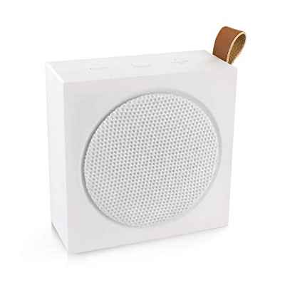 Metonic 477098 - Altavoz Metronic XtraColor inalámbrico TWS (True Wireless) estéreo, Bluetooth, micrófono Integrado, Reproductor microSD. Potentes Bajos mejorados y batería hasta 15 Horas. Blanco