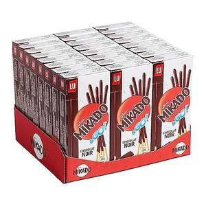 Mikado & Go, Palitos de Galleta Cubiertos de Chocolate Negro (24 x 39g)