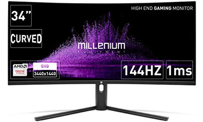 Millenium Monitor Curvo Gaming de 34" QHD