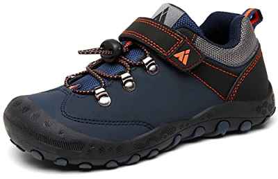 Mishansha Zapatillas de Senderismo Niños Zapatos Montaña Niña Calzado Trekking Niñas Transpirable Azul Oscuro 29 EU