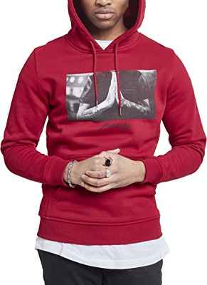 Mister Tee - Sudadera con Capucha - Manga Larga - para Hombre Rojo Ruby Talla:S