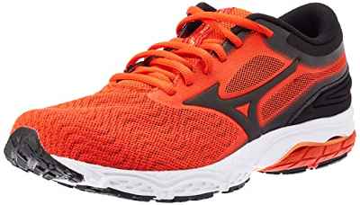 Mizuno Wave Prodigy 4, Zapatillas de Running Hombre, Cherry Tomato/Black/TangOrange, 40.5 EU