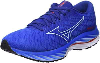 Mizuno Wave Rider 26, Zapatillas de Trail Running Hombre, Super Sonic/IceWater/ChTomato, 44.5 EU