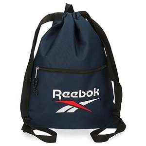 Mochila Reebok Boston tipo saco con Cremallera Azul 35x46 cms Poliéster