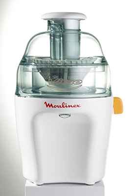 Moulinex Vitae JU200045 - Licuadora compacta (200 W, velocidad de 12800 rpm, tapa y contenedor de pulpa transparentes, filtro de Inox compatible con lavavajillas)