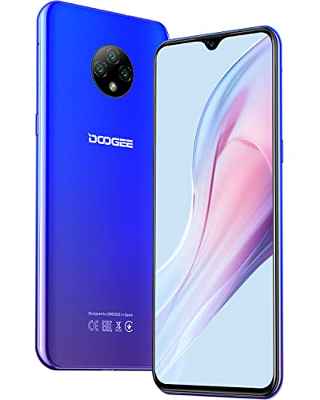 Moviles Baratos 4G, DOOGEE X95 [2022] Smartphone Libre 3GB RAM+16GB ROM, 4350mAh Batería, Pantalla 6,52 Pulgadas, Telefono Movil Baratos Dual SIM Android 10, Triple Cámara 13MP, Face ID - Azul