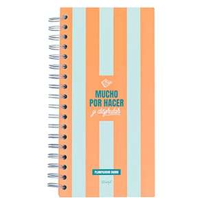 Mr. Wonderful Planificador diario naranja Mucho por hacer y disfrutar