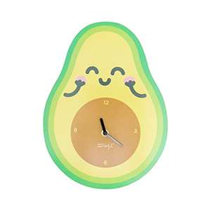 Mr. Wonderful Reloj de pared con forma de aguacate Verde