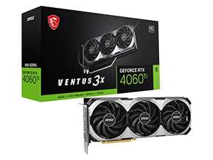 MSI GeForce RTX 4060 Ti Ventus 3X 8G OC Tarjeta gráfica