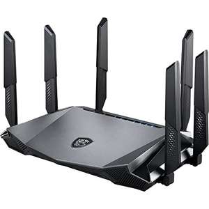 MSI RadiX AX6600 WiFi 6 Router Gaming Tres Bandas - WLAN Rápida de hasta 6600 Mbps