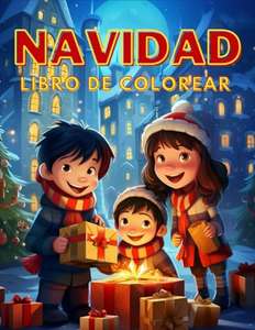 Navidad libro de colorear:: Regalo de Navidad o Papá Noel