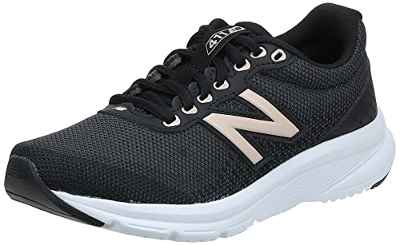 New Balance 411v2, Zapatillas de Running Mujer, Negro Black Phantom, 36 EU Ancho