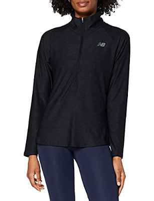 New Balance Sport Spacedye Half Zip Top, Mujer