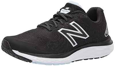 New Balance W680V7, Zapatillas para Correr de Carretera Mujer, Negro, 36 EU