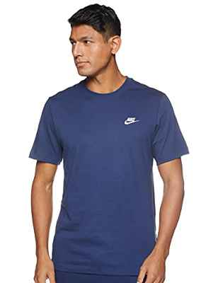 NIKE M NSW Club tee Camiseta de Manga Corta, Hombre, Marino, XL