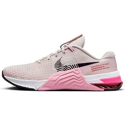 NIKE Metcon 8, Zapatillas Mujer, Rosa (Barely Rose/Cave Purple/Pink Rise), 38.5 EU