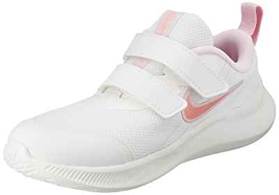 NIKE Star Runner 3 SE (TDV), Sneaker, Summit White/Pink Gaze-Pink Foam-Black, 23.5 EU