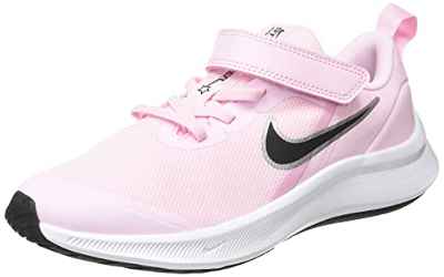 Nike Star Runner 3, Zapatos de Tenis, Pink Foam Black, 33 EU