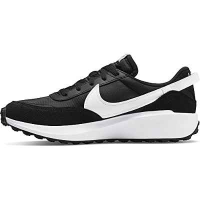 NIKE Waffle Debut, Zapatillas Hombre, Black White Orange Clear, 41 EU