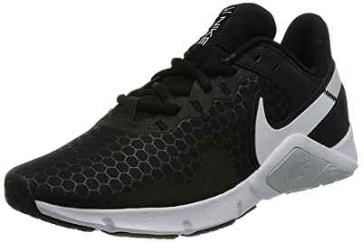 Nike Wmns Legend Essential 2, Zapatos de Entrenamiento Mujer, Black/White-Pure Platinum, 39 EU