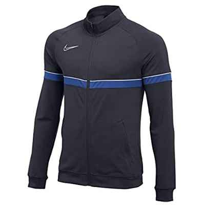 NIKE Y NK Dry ACD21 TRK JKT K Jacket, Unisex-Child, Obsidian/White/Royal Blue/White, XS