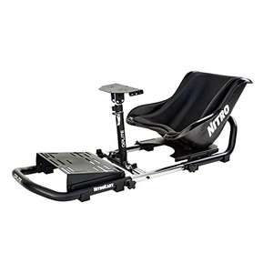 NitroKart - Family Pack - Cabina de simulación de coche para niños (a partir de 1m20) y adultos (hasta 1m90)