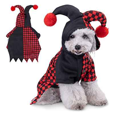 Nobleza - Disfraz de Navidad para Perros, Sudaderas con Capucha para Mascotas, Traje de Perro Novedad Funny Pets Party Cosplay Apparel Ropa para Mascotas Adecuado para Perros/Gatos, Talla M