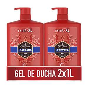 Old Spice Captain Gel De Baño Y Champú Para Hombres, Jabón 3 En 1