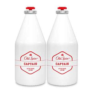 Old Spice Captain Loción Aftershave, PACK x 2, 100 ml (recurrente)